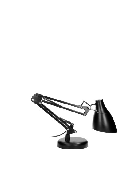 DIAN lampa biurkowa. 60W stalowa, czarna