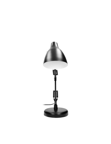 DIAN lampa biurkowa. 60W stalowa, czarna