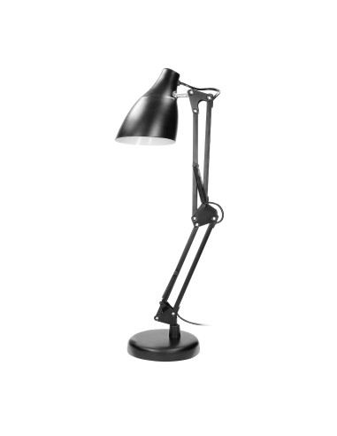 DIAN lampa biurkowa. 60W stalowa, czarna