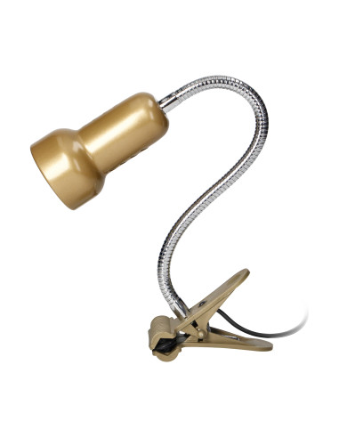 LUKE, lampa biurkowa z klipsem, flex, 40W, E14,...