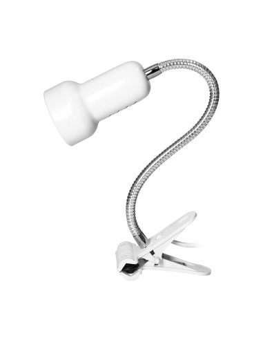 LUKE, lampa biurkowa z klipsem, flex, 40W, E14,...