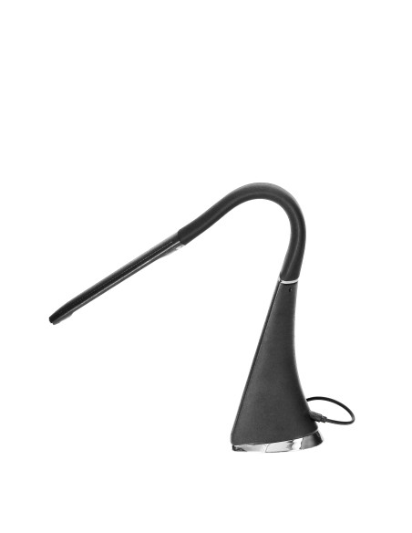 DOLOMIT LED 5W, lampka biurkowa z budzikiem, 400lm, 4000K, czarna