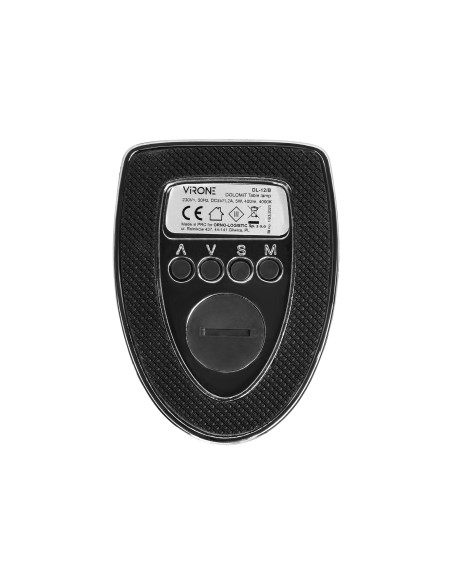 DOLOMIT LED 5W, lampka biurkowa z budzikiem, 400lm, 4000K, czarna