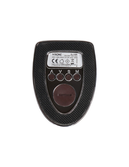 DOLOMIT LED 5W, lampka biurkowa z budzikiem, 400lm, 4000K, brązowa