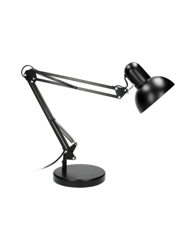 DEON, lampa biurkowa, 60W, E27, wysoka, stal,...