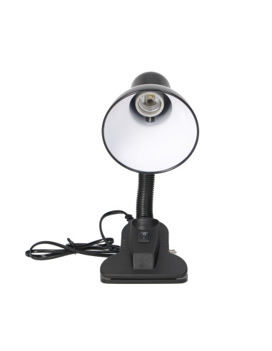 LATSA, lampa biurkowa z klipsem, 40W, E27, stal...