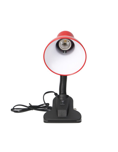 LATSA, lampa biurkowa z klipsem, 40W, E27, stal...