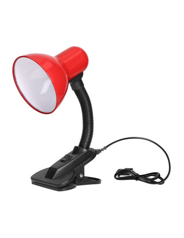 LATSA, lampa biurkowa z klipsem, 40W, E27, stal...