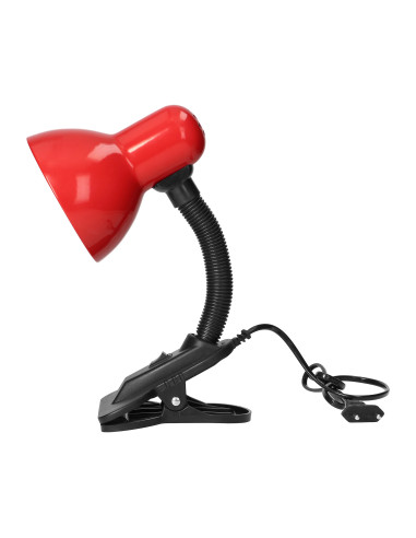 LATSA, lampa biurkowa z klipsem, 40W, E27, stal...