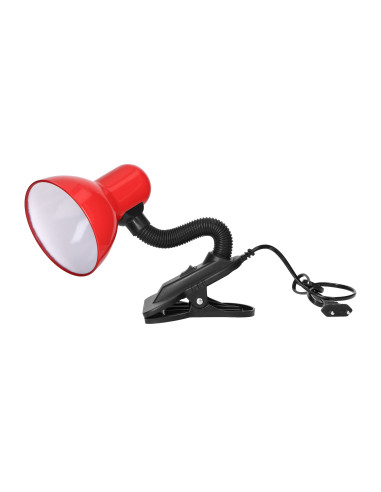 LATSA, lampa biurkowa z klipsem, 40W, E27, stal...
