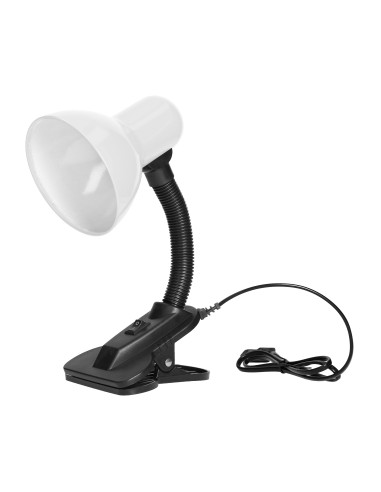 LATSA, lampa biurkowa z klipsem, 40W, E27, stal...