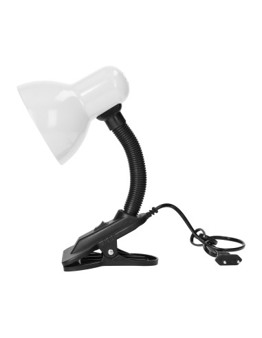 LATSA, lampa biurkowa z klipsem, 40W, E27, stal...