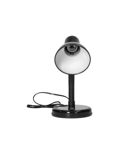 FUPI, lampa biurkowa, 40W, E27, stal + tworzywo, czarna