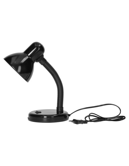 FUPI, lampa biurkowa, 40W, E27, stal + tworzywo, czarna