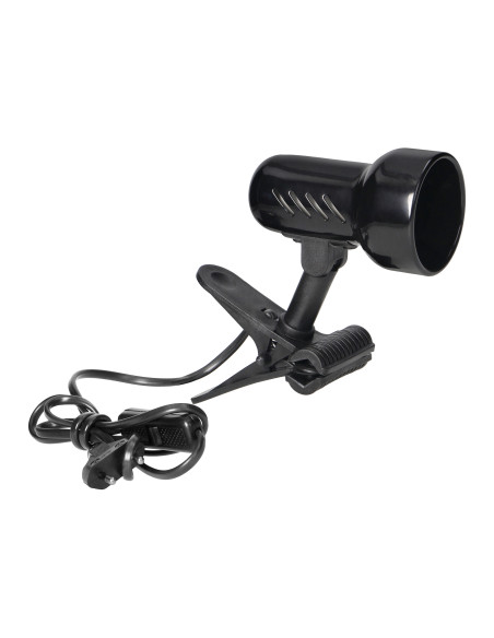 KELLY, lampa biurkowa z klipsem, 40W, E14, stal + tworzywo, czarna