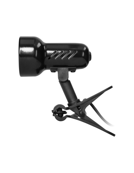 KELLY, lampa biurkowa z klipsem, 40W, E14, stal + tworzywo, czarna