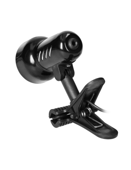 KELLY, lampa biurkowa z klipsem, 40W, E14, stal + tworzywo, czarna