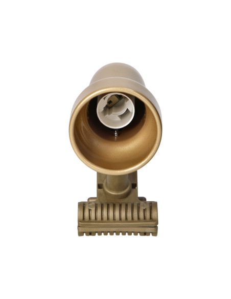 KELLY, lampa biurkowa z klipsem, 40W, E14, stal + tworzywo, złota