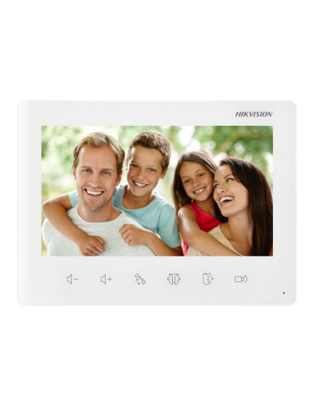  HIKVISION DS-KIS101-P zestaw wideodomofonowy 2-żyłowy jednorodzinny z monitorem 7" i kamerą Full HD, możliwość...
