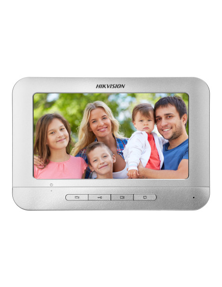 HIKVISION DS-KIS202T zestaw wideodomofonowy 4-żyłowy jednorodzinny z monitorem 7" i kamerą typu pin-hole,...