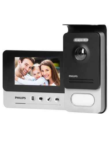 Zestaw wideo domofonowy Philips WelcomeEye Compact, 4,3" ekran