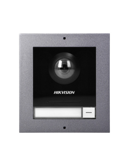 HIKVISION DS-KIS602(B) zestaw wideodomofonowy PoE jednorodzinny z monitorem dotykowym 7" z WiFi, panelem zewnętrznym z...