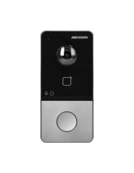 HIKVISION DS-KIS603 zestaw wideodomofonowy jednorodzinny PoE z monitorem dotykowym 7", z czytnikiem zbliżeniowym,...