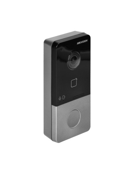 HIKVISION DS-KIS603 zestaw wideodomofonowy jednorodzinny PoE z monitorem dotykowym 7", z czytnikiem zbliżeniowym,...