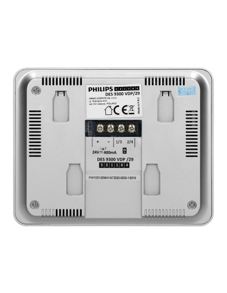 Zestaw wideo domofonowy Philips WelcomeEye Compact, 4,3" ekran