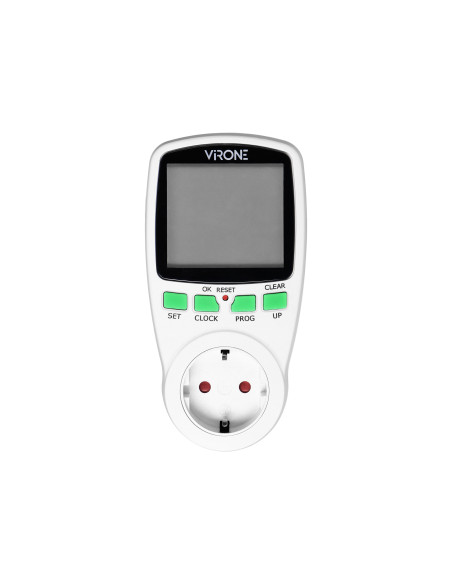 Elektroniczny programator czasowy z wyświetlaczem LCD, wersja Schuko