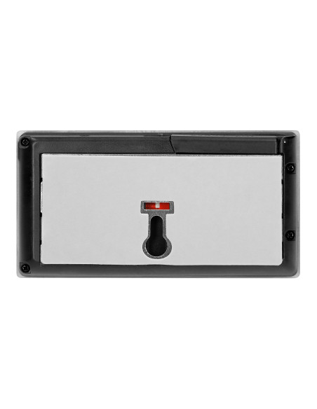 Elektroniczny wizjer do drzwi LCD 3,5", szerokokątny obiektyw, bateryjny, srebrny