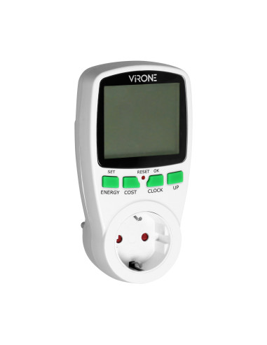  Dwutaryfowy watomierz, kalkulator energii z...