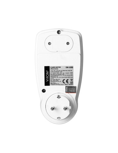  Dwutaryfowy watomierz, kalkulator energii z...