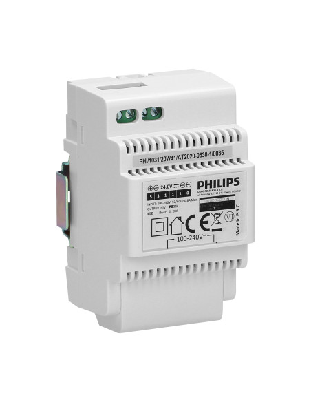 Philips WelcomeEye Power transformator modułowy do systemów wideo domofonowych 230V AC/24V DC, łatwy i szybki montaż