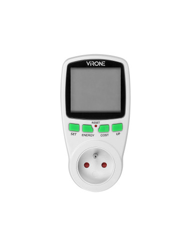 Jednotaryfowy watomierz, kalkulator energii z...