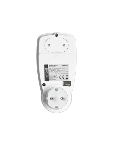 Jednotaryfowy watomierz, kalkulator energii z...