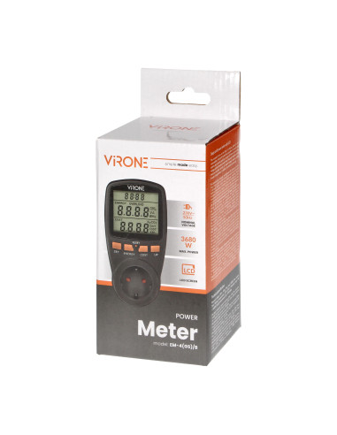  Jednotaryfowy watomierz, kalkulator energii z...