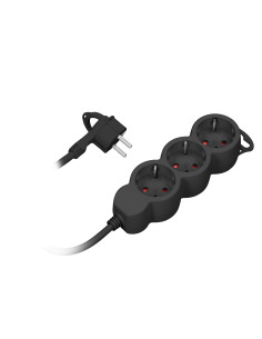 Przedłużacz 3-krotny 2P+Z (Schuko), 5m H05VV-F 3x1,5mm2,...