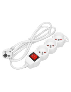 Przedłużacz 3-krotny 2P+Z, z wyłącznikiem, 5m H05VV-F...