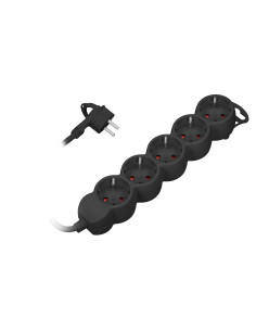 Przedłużacz 5-krotny 2P+Z (Schuko), 1,5m H05VV-F...