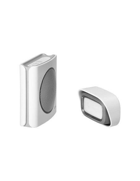 Dzwonek bezprzewodowy, bateryjny EXTEL diBi Flash Soft, biały