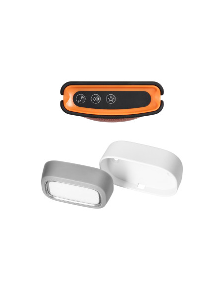 Dzwonek bezprzewodowy, bateryjny EXTEL diBi Flash Soft, czarno pomarańczowy