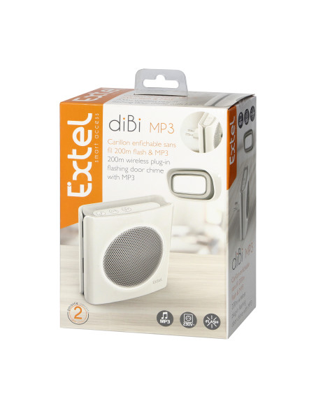 Dzownek bezprzewodowy 230V~ EXTEL diBi MP3