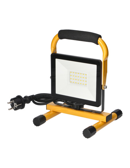 CAVO przenośny naświetlacz LED 30W, na statywie, 2400 lm, IP65, 4000K, z przewodem 1,5m