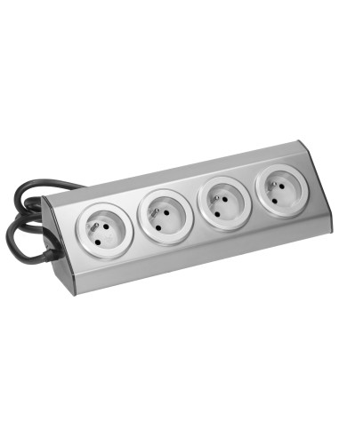 Gniazdo meblowe kuchenne 4x2P+Z, 16A, montaż na...