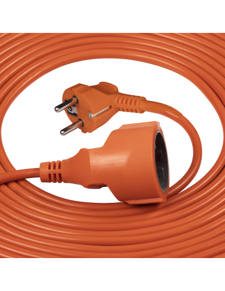 Przedłużacz ogrodowy jednogniazdowy Schuko, PVC 3x1,5mm², długość 15m