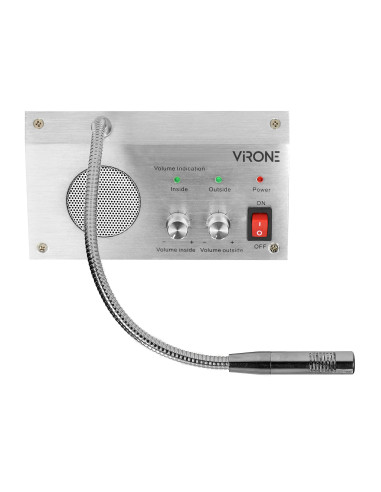 Interkom kasowy, przewodowy system dwustronnej...