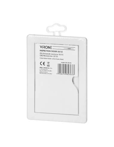 Drzwiczki rewizyjne 10/15, kolor biały