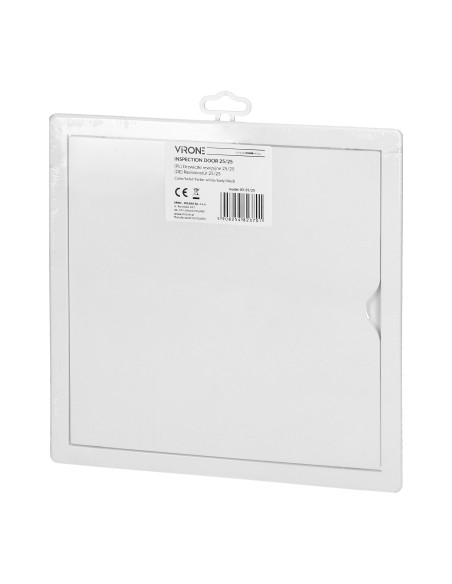 Drzwiczki rewizyjne 25/25, kolor biały