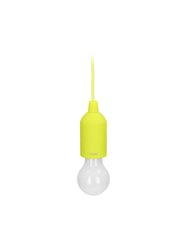 Bateryjna lampka nocna na sznurku 1W LED, 3 x AAA, limonkowa